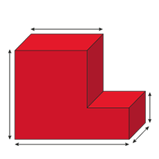 L shaped cushion foam cut to size