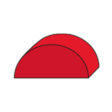semi circle foam