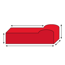 motorhome sofa foam cut to size