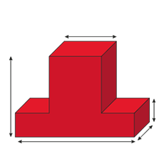 t shape cushion foam cut to size