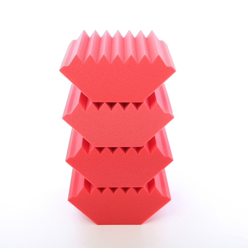 Red Wedge Soundproof Foam Bass Traps